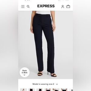 EXPRESS Classic Black Trousers